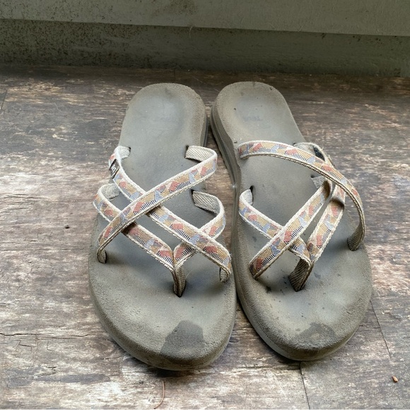 Teva 36400 Mush Mandalyn Women's Brown Flip Flop Strappy Platform Sandals SZ W8 - Picture 14 of 16